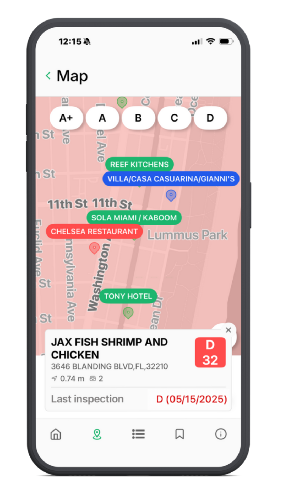 Map View App Screenshot